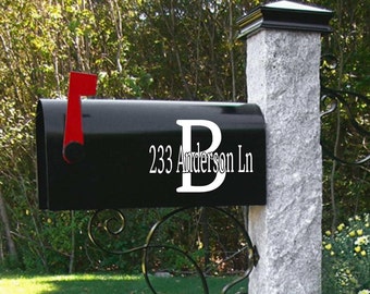 Personalized Mailbox Decals - Mailbox Numbers - Mailbox Vinyl Address - Mailbox Address Decal - Mailbox Designs