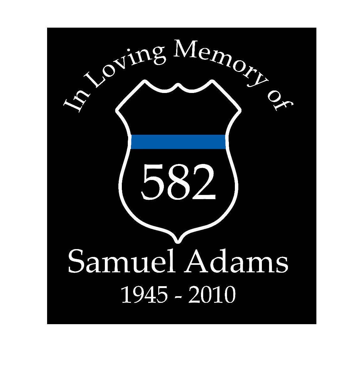 Police Decal, In Loving Memory of Decal, Memory Car Decals, First Responder Decal, Police Memorial Gift, Remembrance Gift, Memorial Gift
