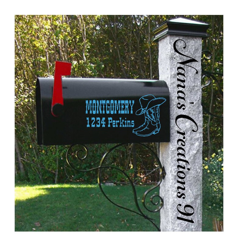 Mailbox Number Decals Mailbox Decal Mailbox Designs Custom Mailbox Decals Mailbox Makeovers Mailbox Decals Mailbox Vinyl Decals Home Living Outdoor Gardening Jewellerymilad Com