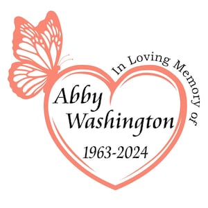 In Loving Memory Of Decal, Memorial Decal, Memorial Car Decal, Car Window Decal, Memorial Gift, In Loving Memory, Sympathy Gift