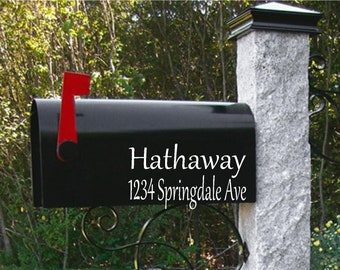 Custom Vinyl Mailbox Decals: Address Numbers, Personalized Design