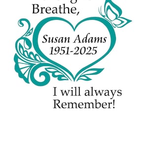 In Loving Memory Car Decal, Memorial Gift, Memorial Decal, Remembrance Gift
