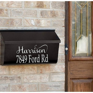 Mailbox Decals, Personalized Mailbox Decals, Mailbox Numbers, Decals for Mailbox, Vinyl Mailbox Decals, House Numbers, Numbers for Mailbox