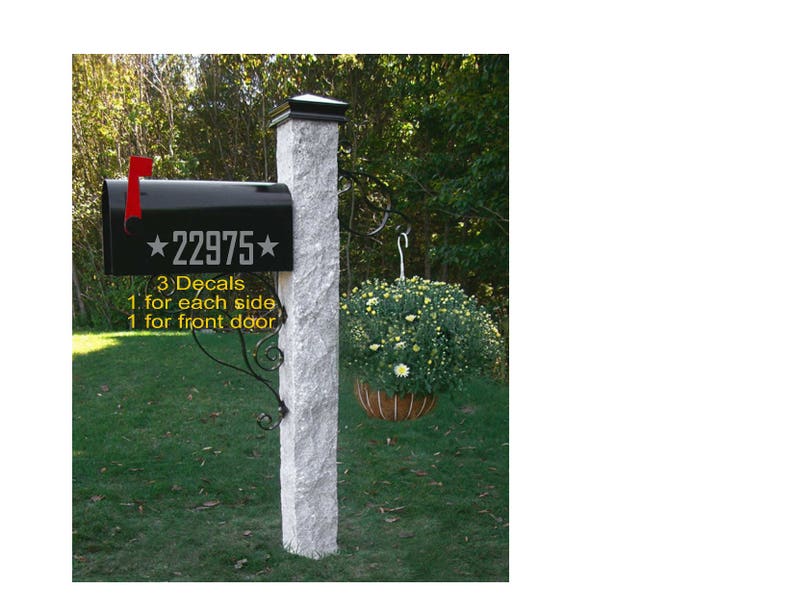 Download Mailboxes Mailbox Decal With Number Personalized Mailbox Number Mailbox Decals House Number Decal Mailbox Decals Mailbox Vinyl Decals Mailbox Vinyls Outdoor Gardening