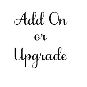 Add On or Upgrade Link