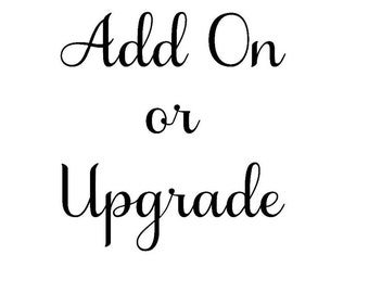 Add On or Upgrade Link