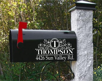 Custom Mailbox Numbers Decal, Personalized Address Vinyl Sticker for Mailbox, Curb Appeal House Number Decal