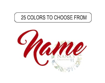 Name Decal-Vinyl Name Decal-Yeti Decal-Monogram Decal-Vinyl Decal-Nana Decal-Yeti Decal-Custom Name Decal-Personalized Tumbler Decal