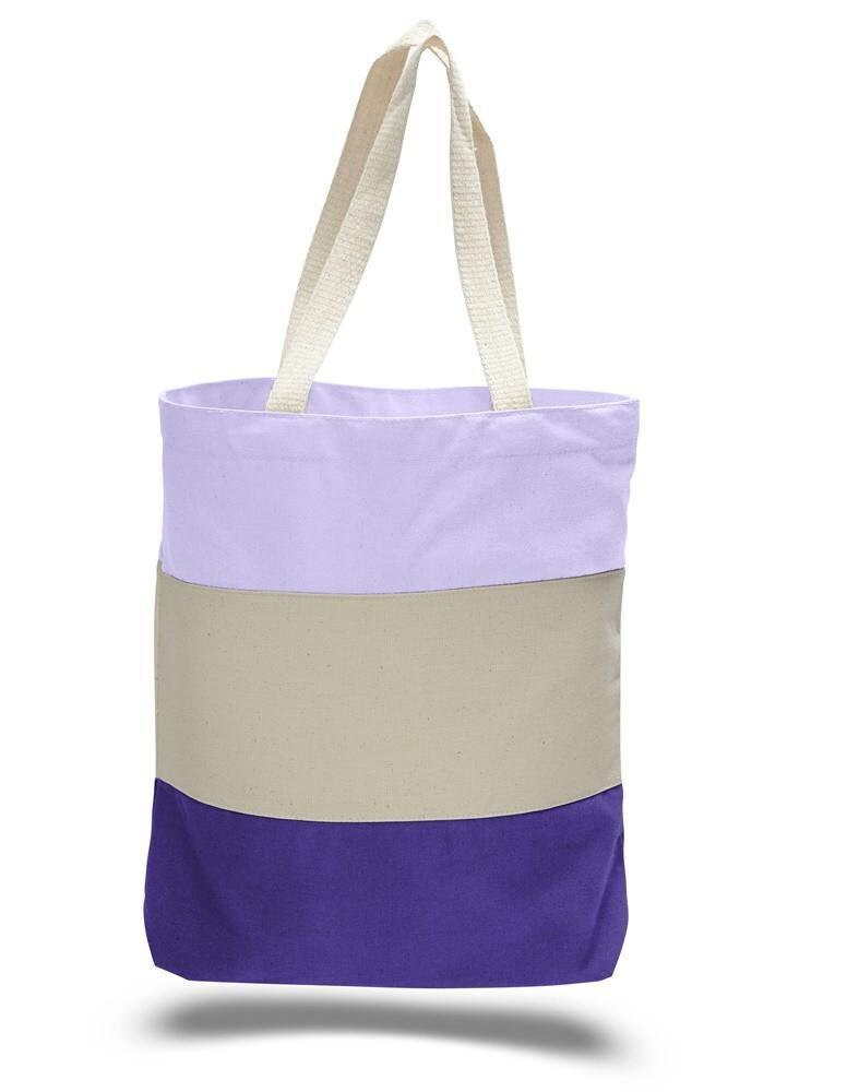 Personalized Canvas Totes Tri Color Totes Teacher Totes Etsy