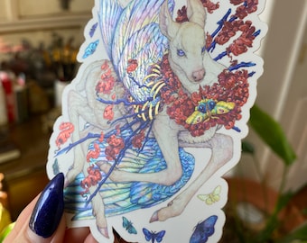 Breathing Fire: Brushed Aluminum Sticker