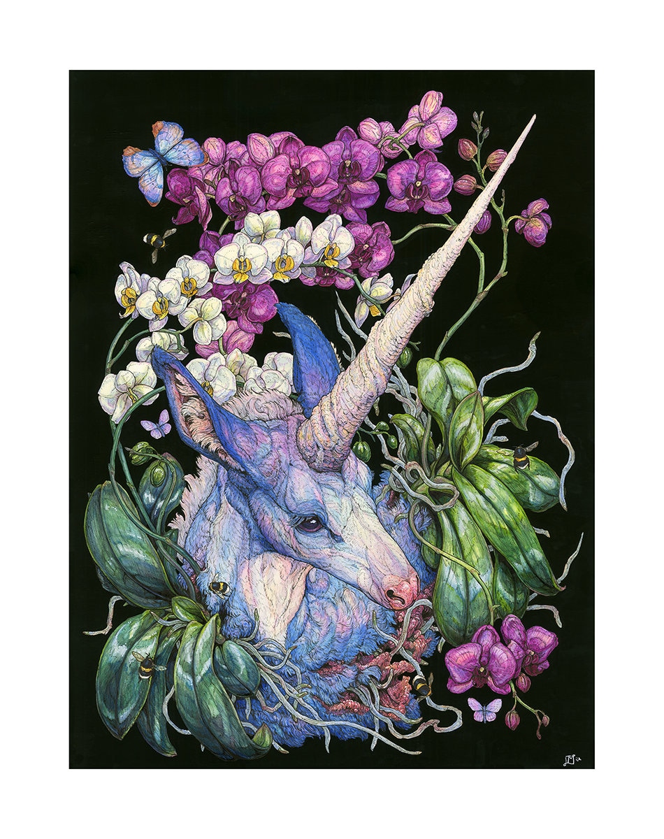 Orchid Guardian: Mini Print