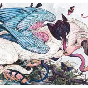 Limited Edition Alicorn Print: Smaller Version