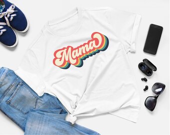 レトロママTシャツ