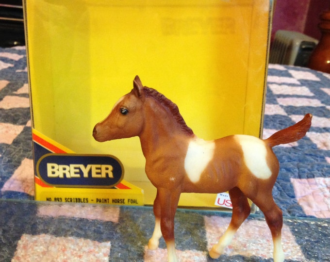 Breyer Model Horse Scribbles Paint Horse Foal Etsy