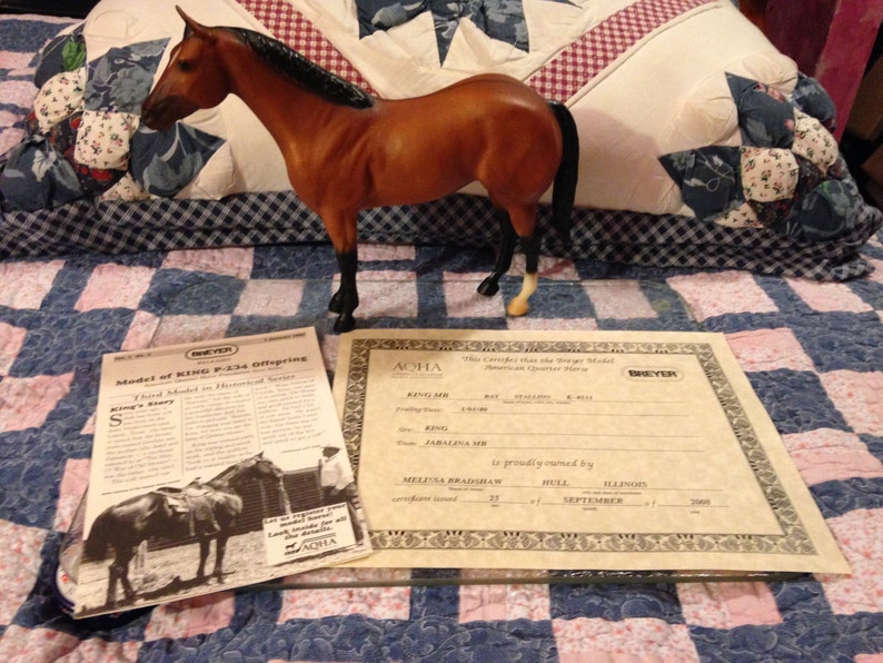 Breyer Model Horse Offspring of King P234 Etsy