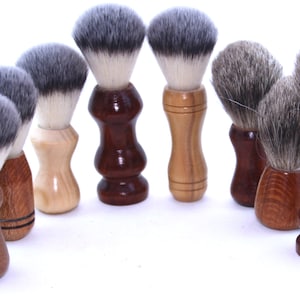 Handcrafted Wood Unisex Shaving Brushes