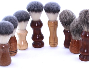 Handcrafted Wood Unisex Shaving Brushes