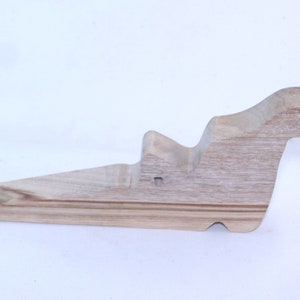 Real Wood Door Stopper:  A Great Cat Lovers Gift. A Handmade Door Stop base on a  modern design.