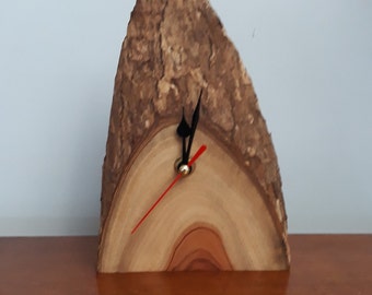 One-of-a-Kind Wooden Clock - Modern Minimalism for Any Space. A Handmade Wood Clock.