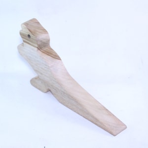 Natural Wood Door Stop: This Dinosaur Gift for Dinosaur Lover. A great Door Accessory