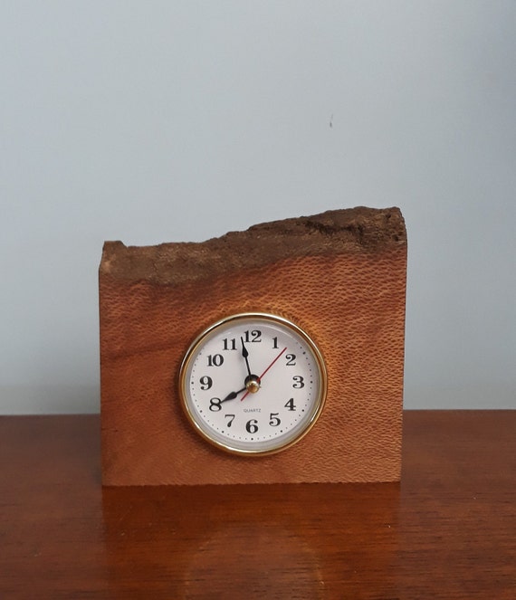 Silky Oak Clock Wall Clock Desk Clock Etsy