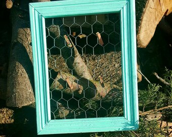 Chicken Wire Frame, 8x11 11x14 16x20 20x24 22x30, Farmhouse Chicken Wire  Frame 