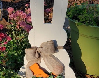 Easter Bunny Yard Art, Outdoor Easter Bunny Decor