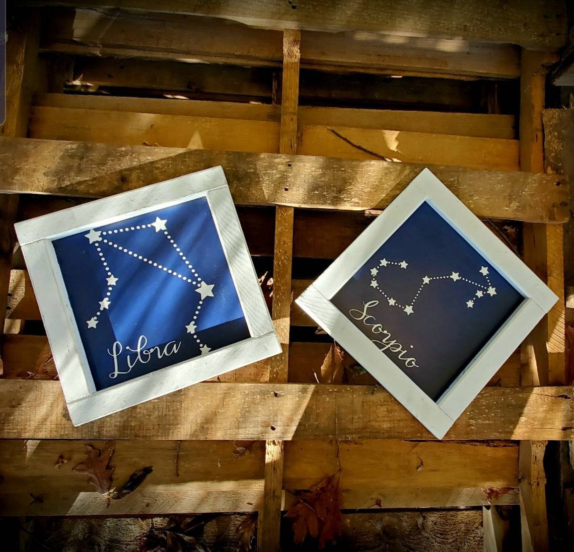 Wooden Zodiac Signs Horoscope Sign Decor Boho Dorm Room Etsy