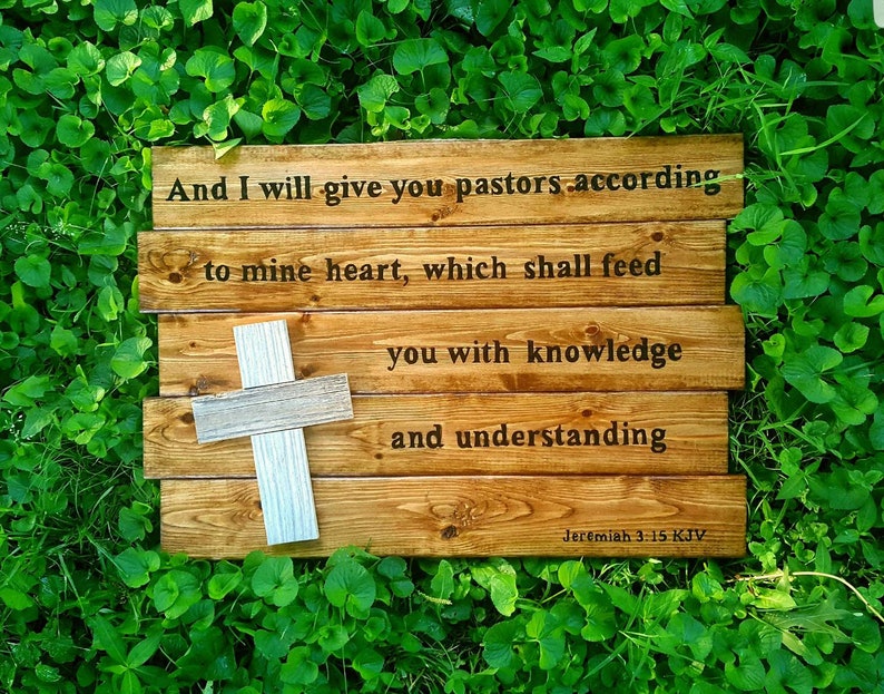 Christian Wood Sign Bible Scripture Sign Bible Verse Decor Etsy