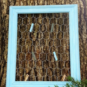 Farmhouse Baby Decor, Chicken wire frame, Nursery decor, Distressed chicken wire frame, Baby Shower Decor, Gender reveal party, Baby decor