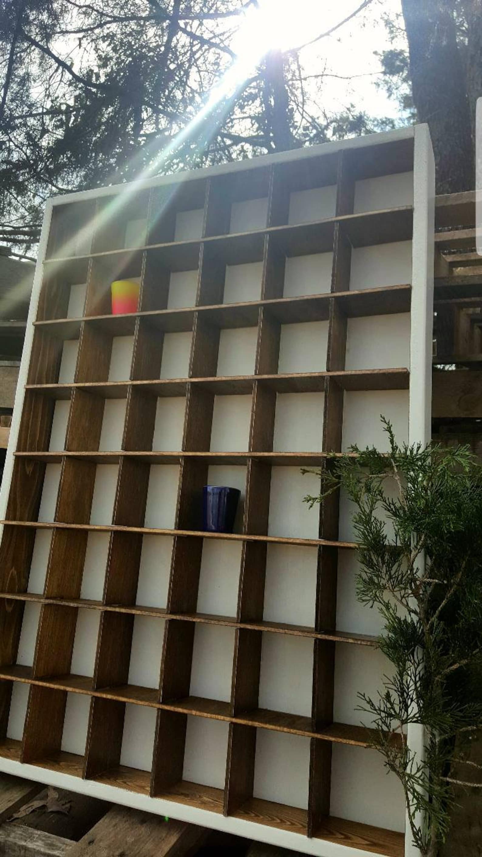 Shot Glass Display Shelf 48 Shot Glass Display Case Wall Etsy