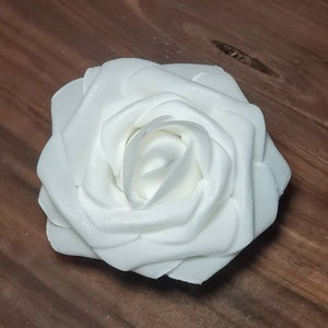 3&quot; White Rose Artificial Rose Artificial Flower White Lifelike Wedding Flower Wreath Roses