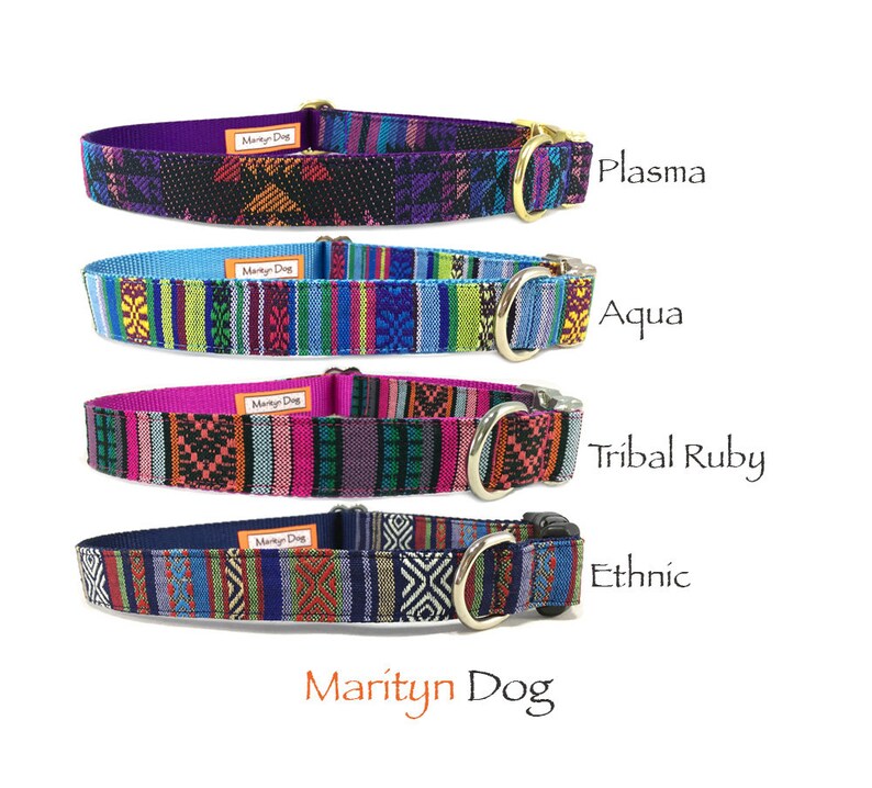 Personalized Dog Collar Engraved ID Tag Buckle Pet Embroidered Etsy