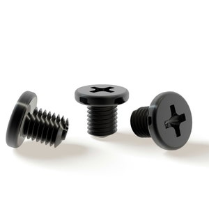 Set van 12 kleine schroeven voor M. 2 SSD-kaart m2x3mm zwart zink