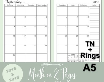 B6 Inserts B6 Printable Inserts TN Inserts Midori Cover Midori | Etsy
