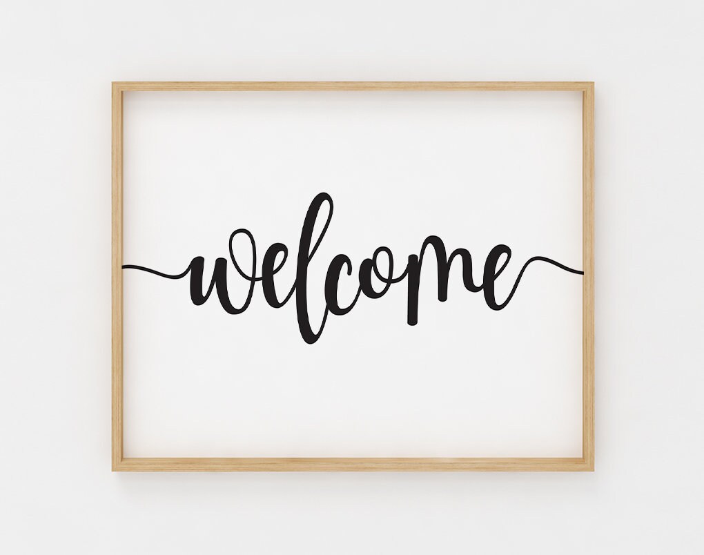 Printable Welcome Sign