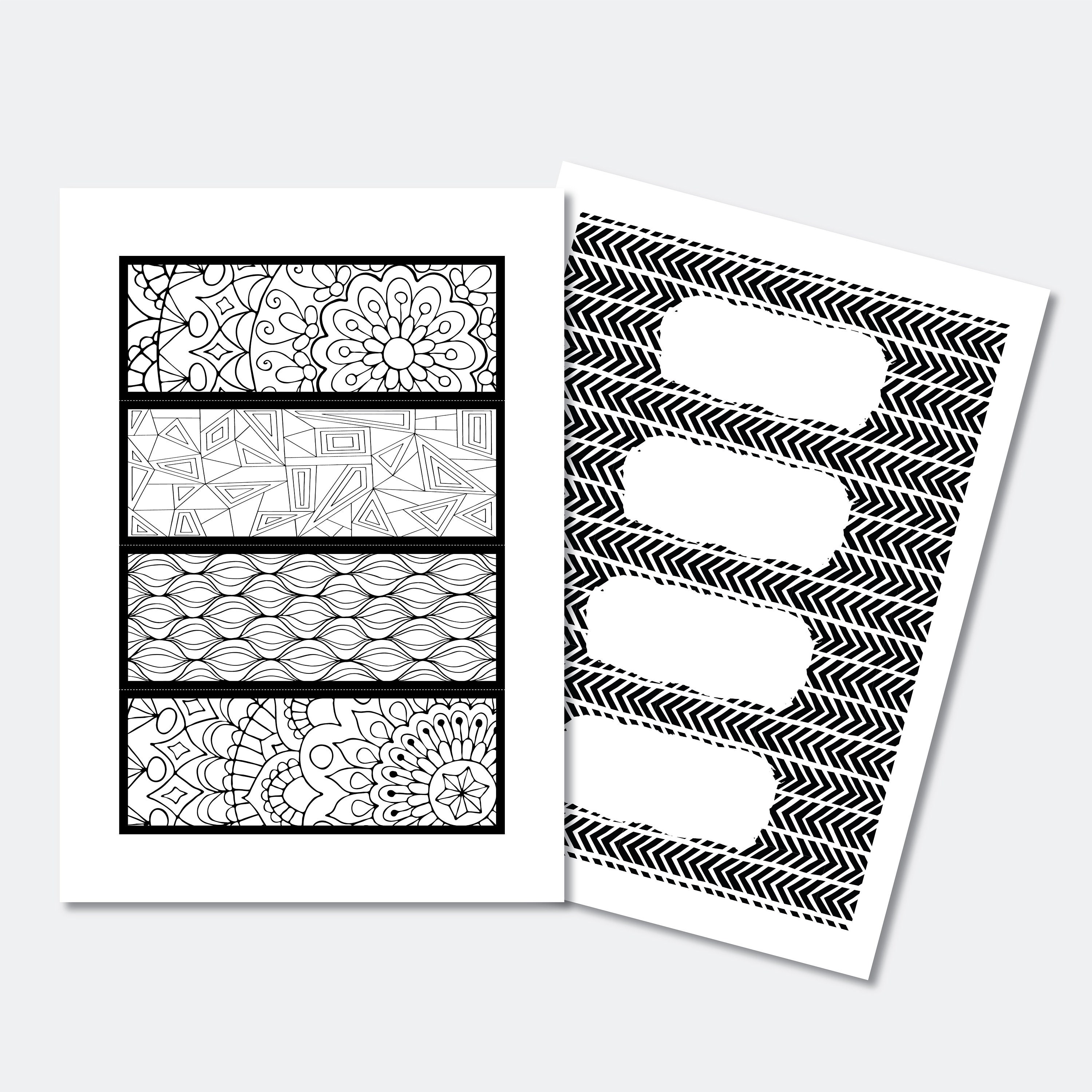 personalized printable bookmarks for kids bookmark etsy