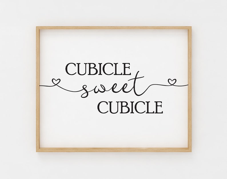 cubicle-sweet-cubicle-sign-cubicle-decor-office-decor-etsy