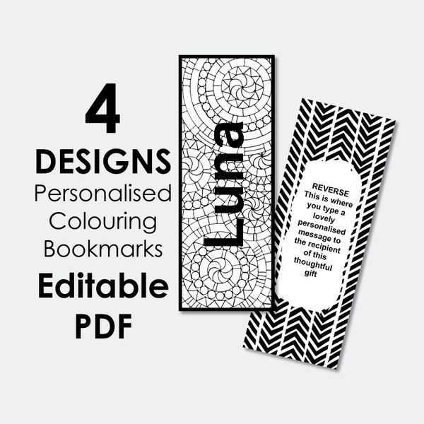 Custom Bookmark - Etsy