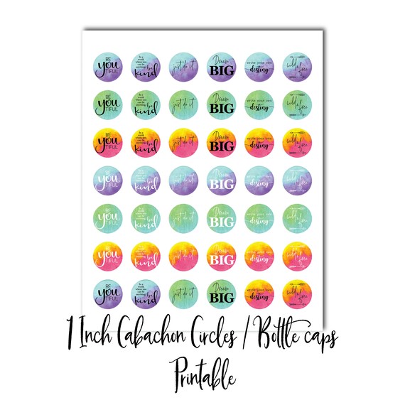 Free 1 Inch Circle Images Printable