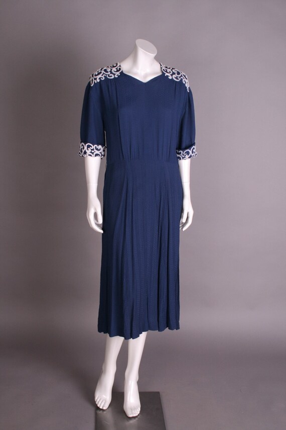 40s dress blue, Gr.40