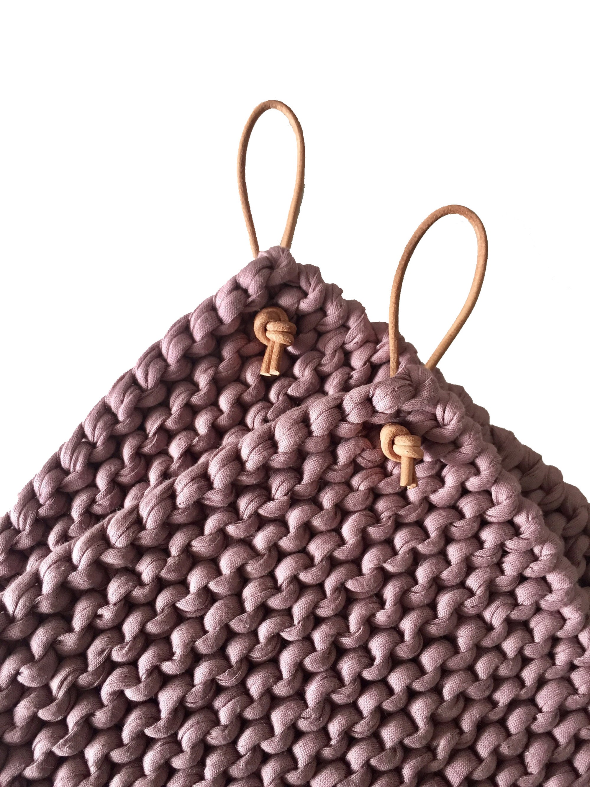 Knitted Potholders set of 2 Etsy