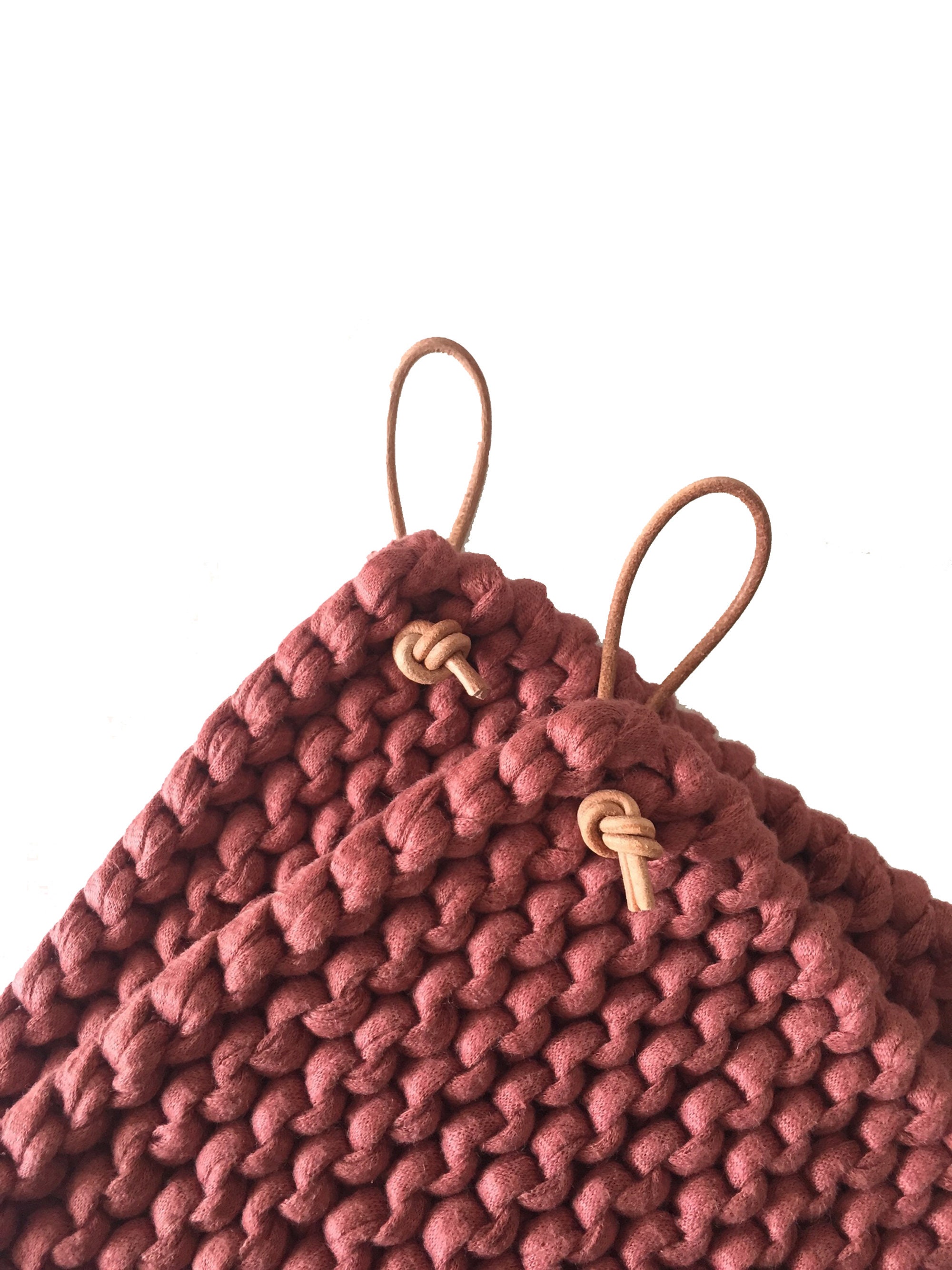 Knitted Potholders set of 2 Etsy