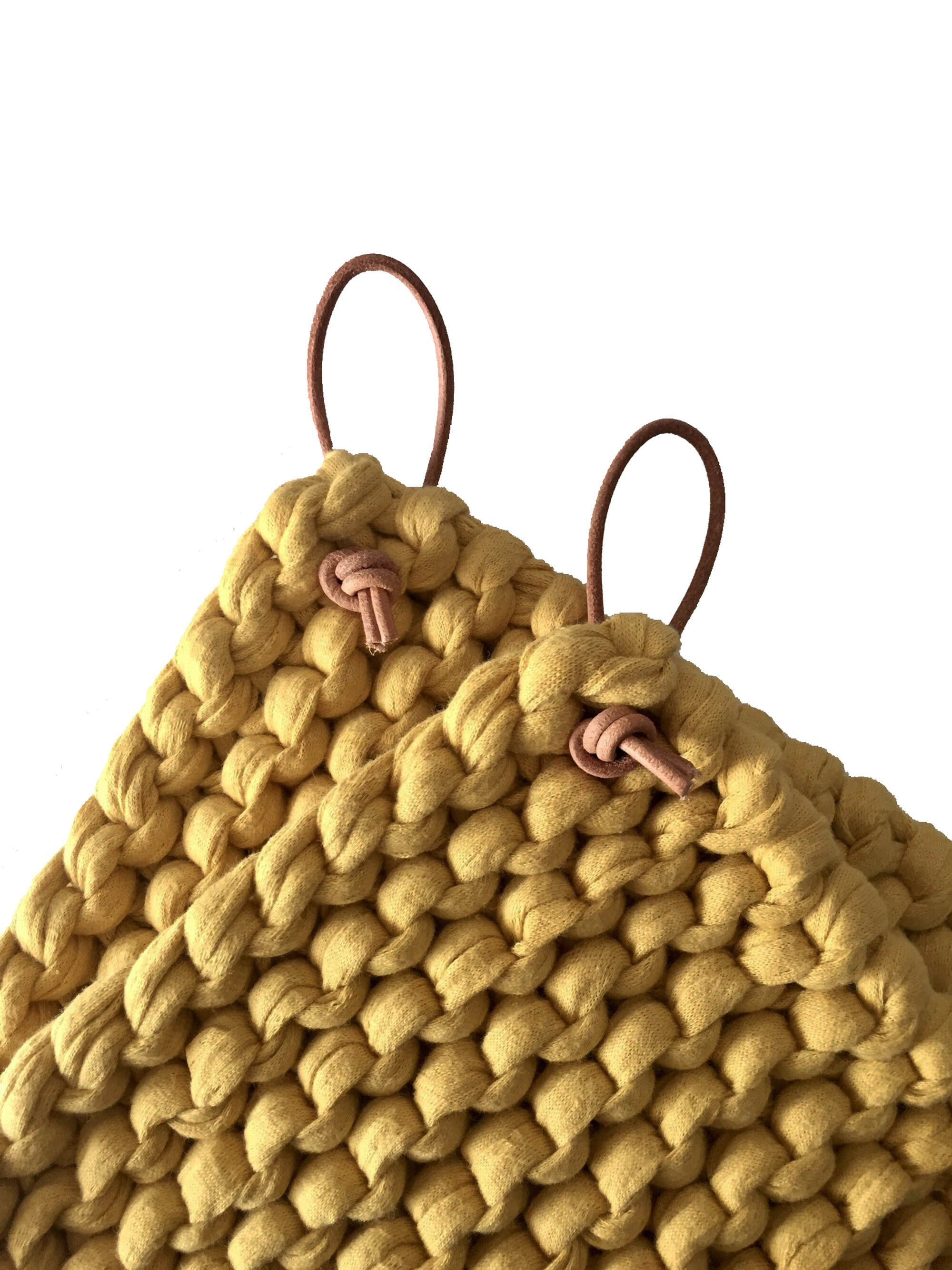 Knitted Potholders set of 2 Etsy