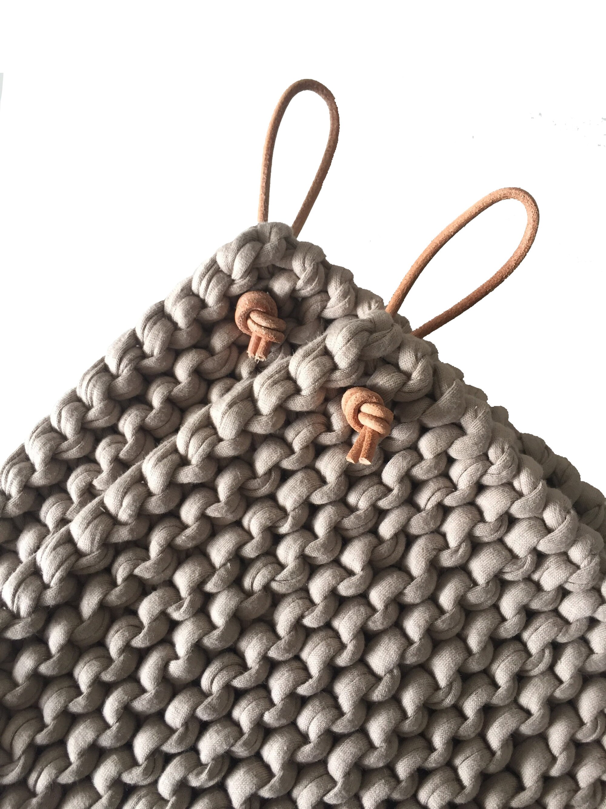 Knitted Potholders set of 2 Etsy