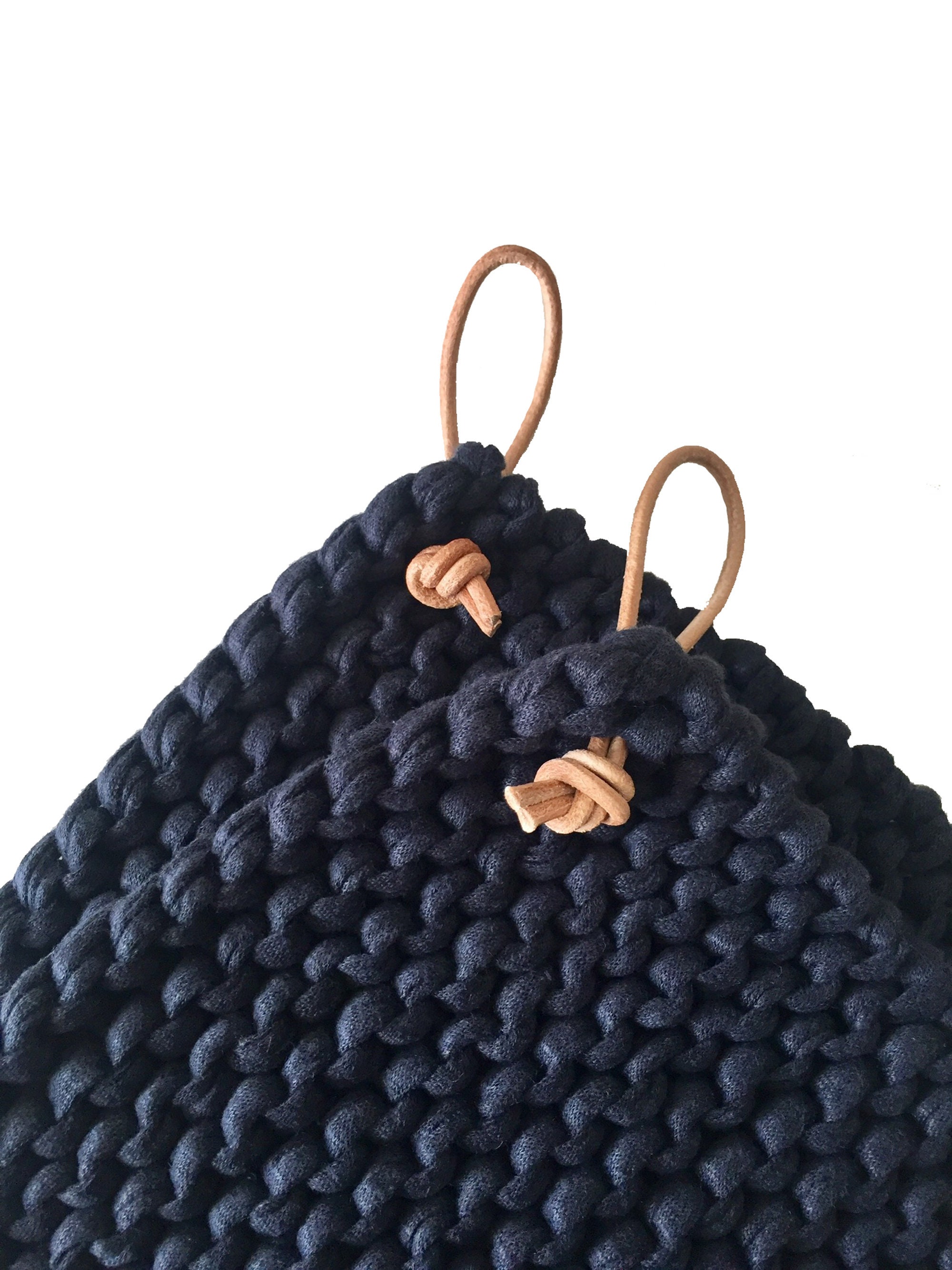 Knitted Potholders set of 2 Etsy