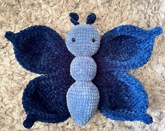 Amigurumi Butterfly Lovey Pattern – Crochet Snuggle Toy – Instant Download