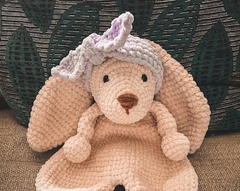 Patrón de crochet para manta de conejito: Manta de peluche (patrón PDF)