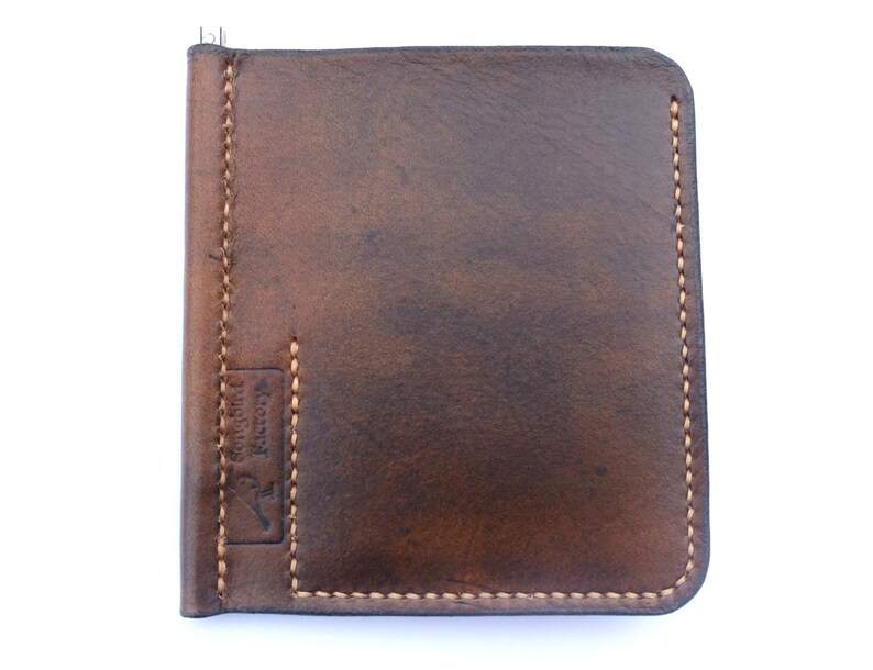 Front Pocket Wallet With Money Clip Etsy