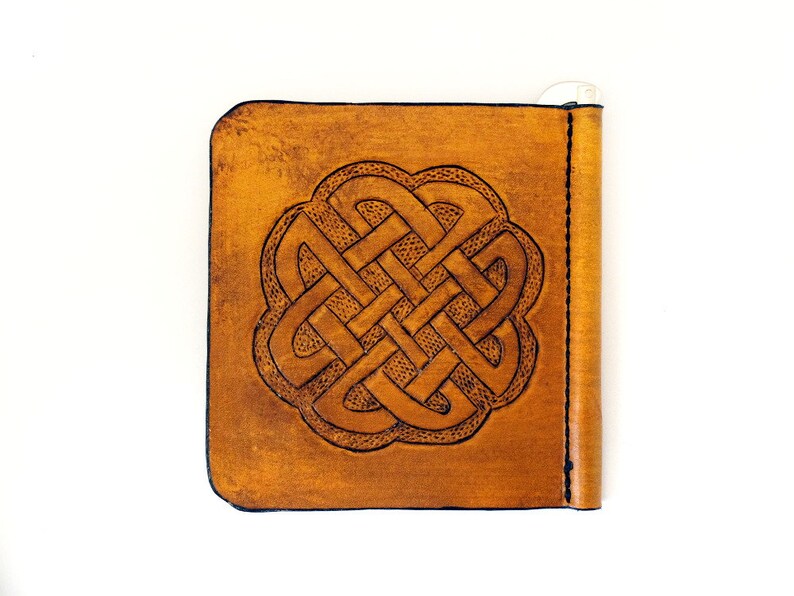 Money Clip Minimalist Wallet Front Pocket Wallet Leather Etsy - image 0